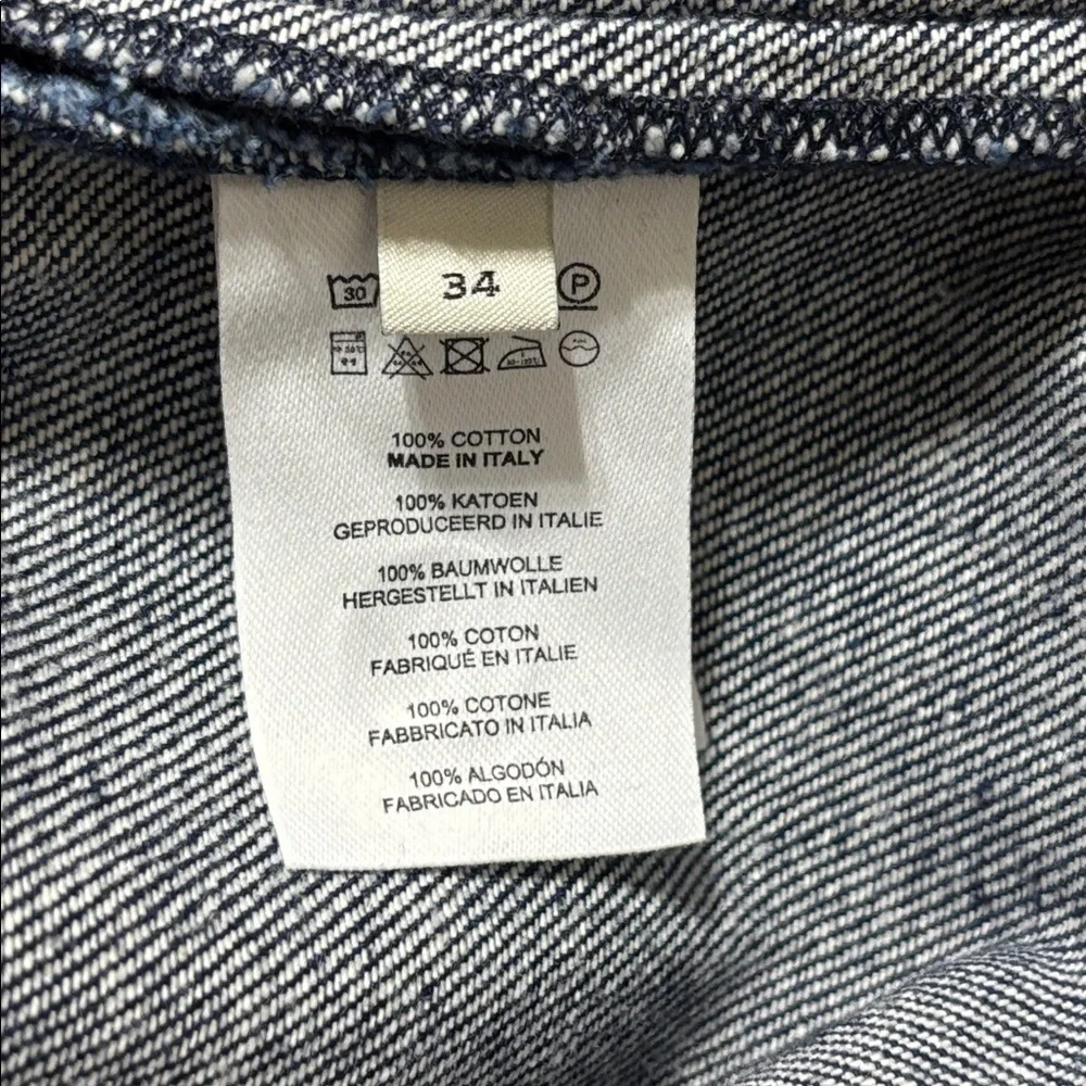Dries Van Noten Denim Midi Skirt Blue Structured Designer Piece